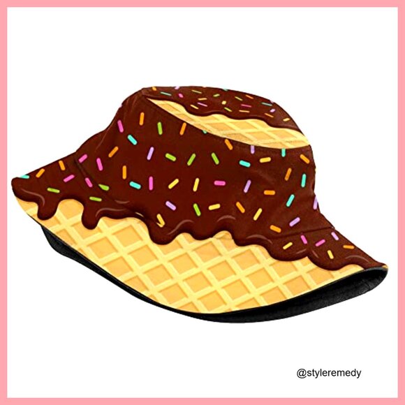 Polyester Bucket Hat Packable Sun Cap for Outdoor Activities main image 4